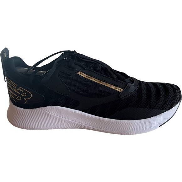 New Balance Womens Beaya Black with Gold Metallic Size 10 - Picture 1 of 9